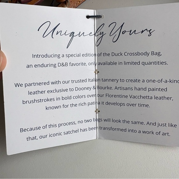 Dooney & Bourke Big Duck Dipinta Florentine Leather Limited Edition Bag - Picture 3 of 16